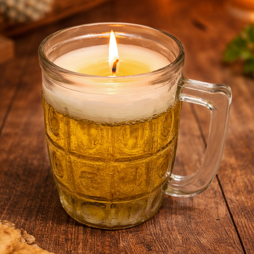 Beer Mug Candle