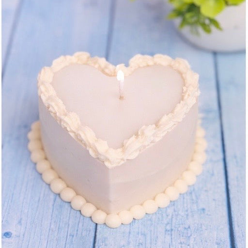 Heart Shape cake candle