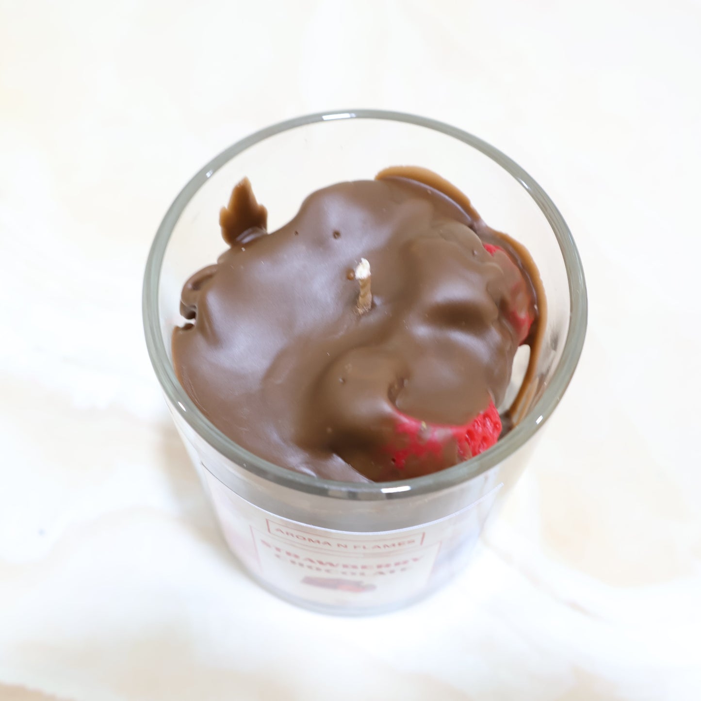 Viral Strawberry Chocolate Candle