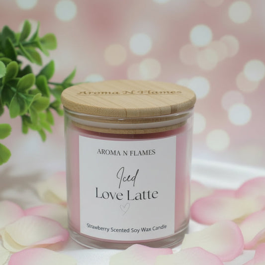 Iced Love Latte Candle