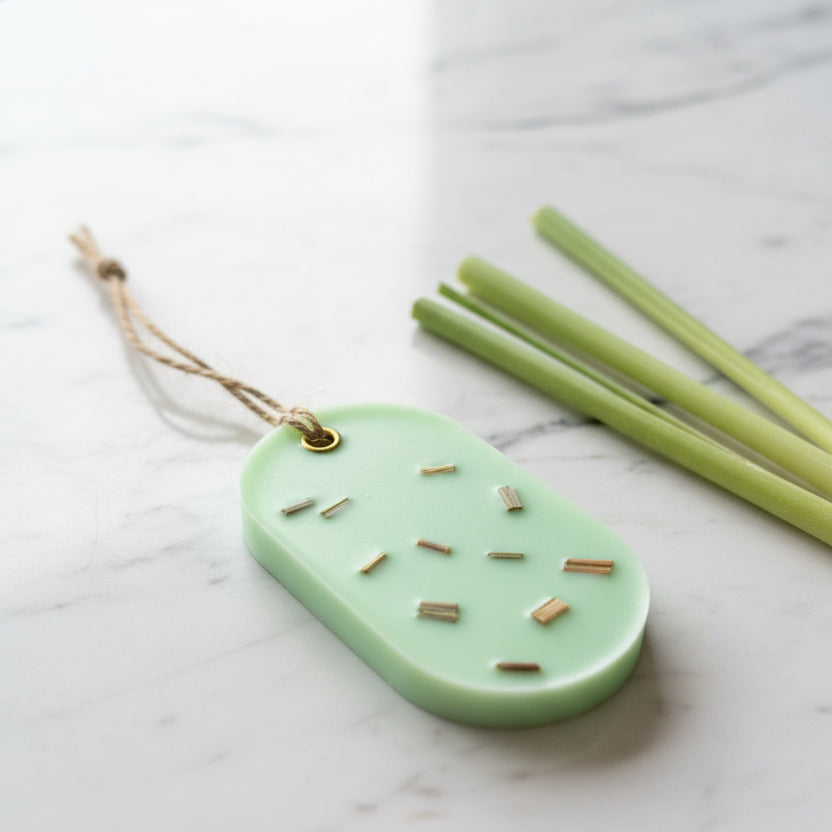 Lemongrass Wax Sachet - Wardrobe, drawer, shoe rack hanger - Luxury Home Fragrance