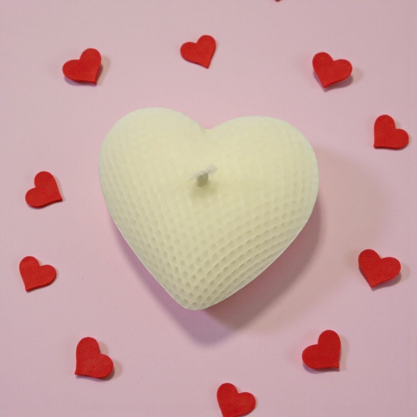 Heart Dots Mini Candle - Set of 2