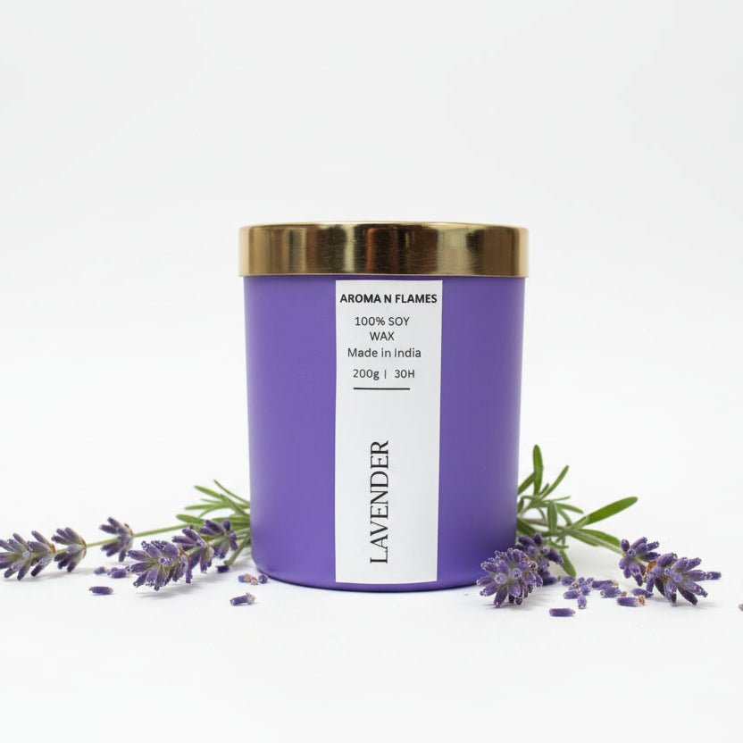 Lavender Scented Jar Candle