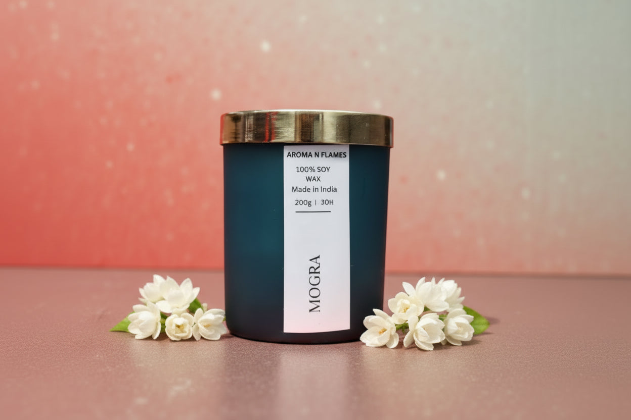 Mogra Scented Jar Candle