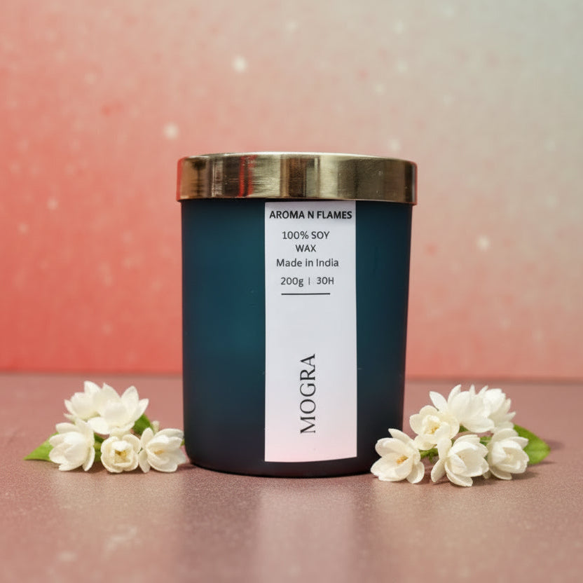 Mogra Scented Jar Candle