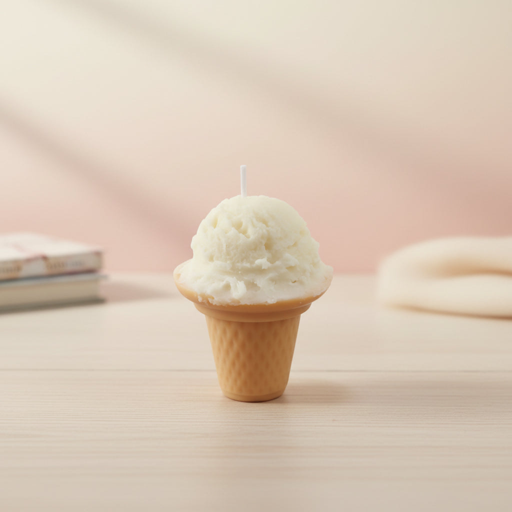 Ice-cream Cone Candle