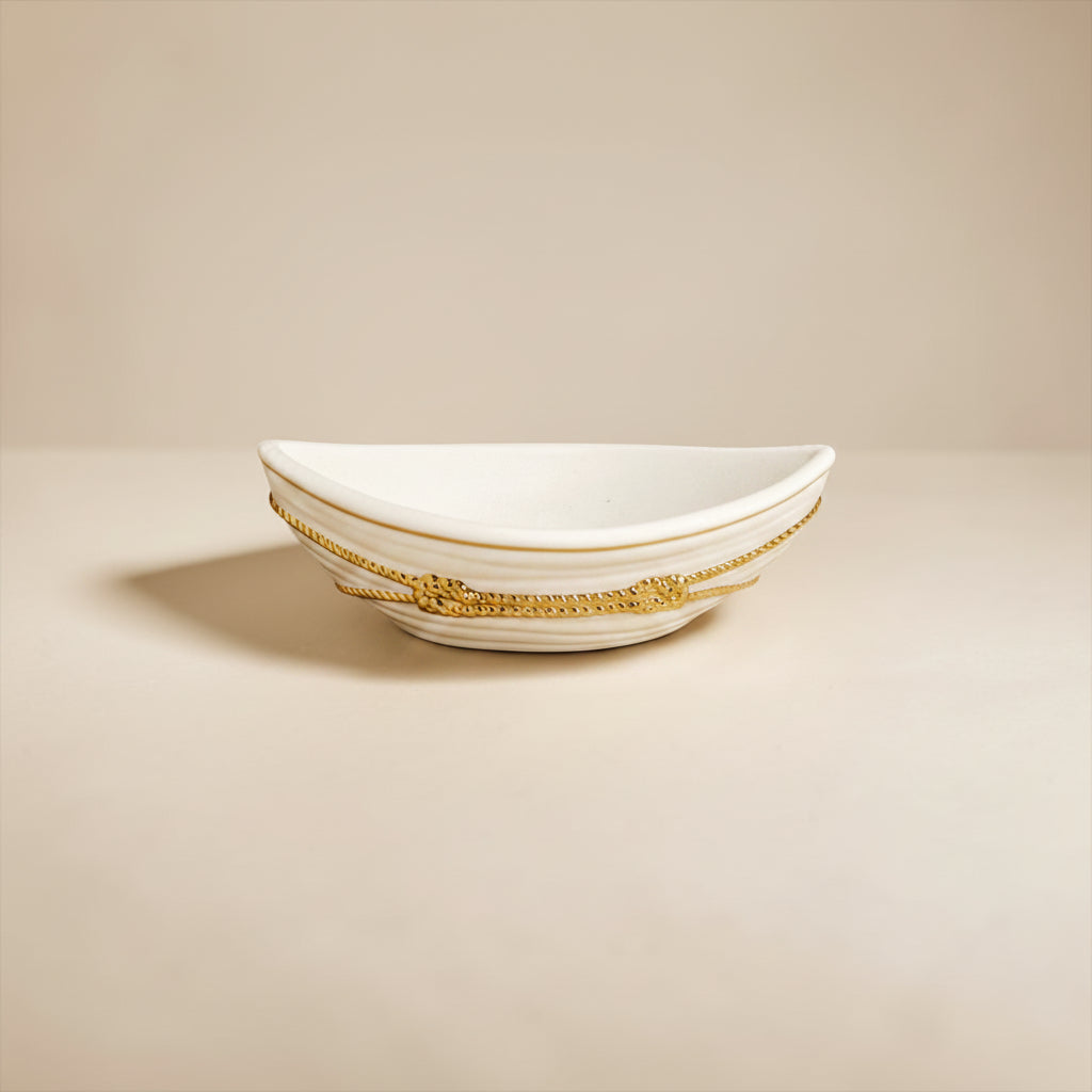 Concrete boat shape