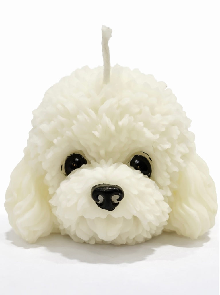 Dog Head Candle