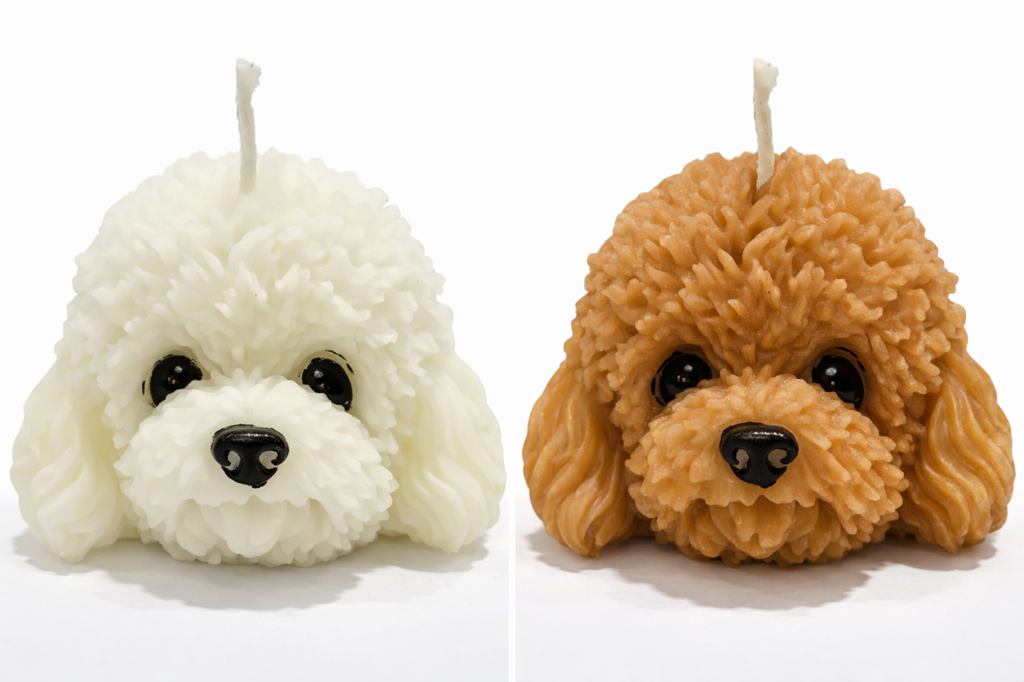 Dog Head Candle