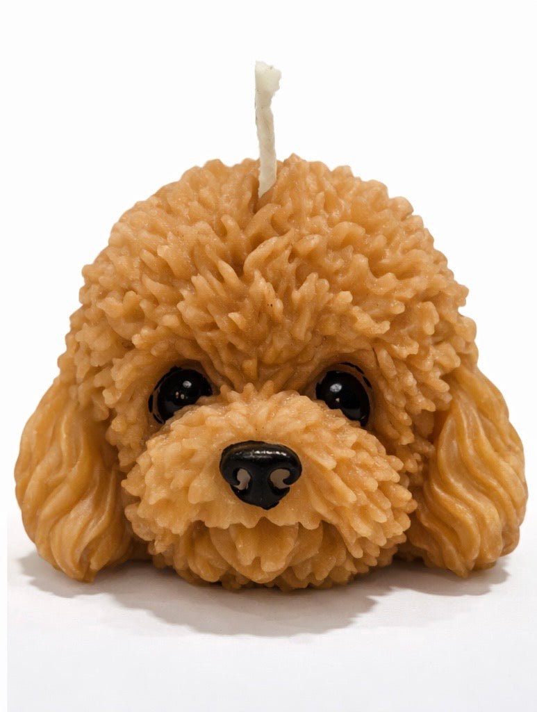 Dog Head Candle