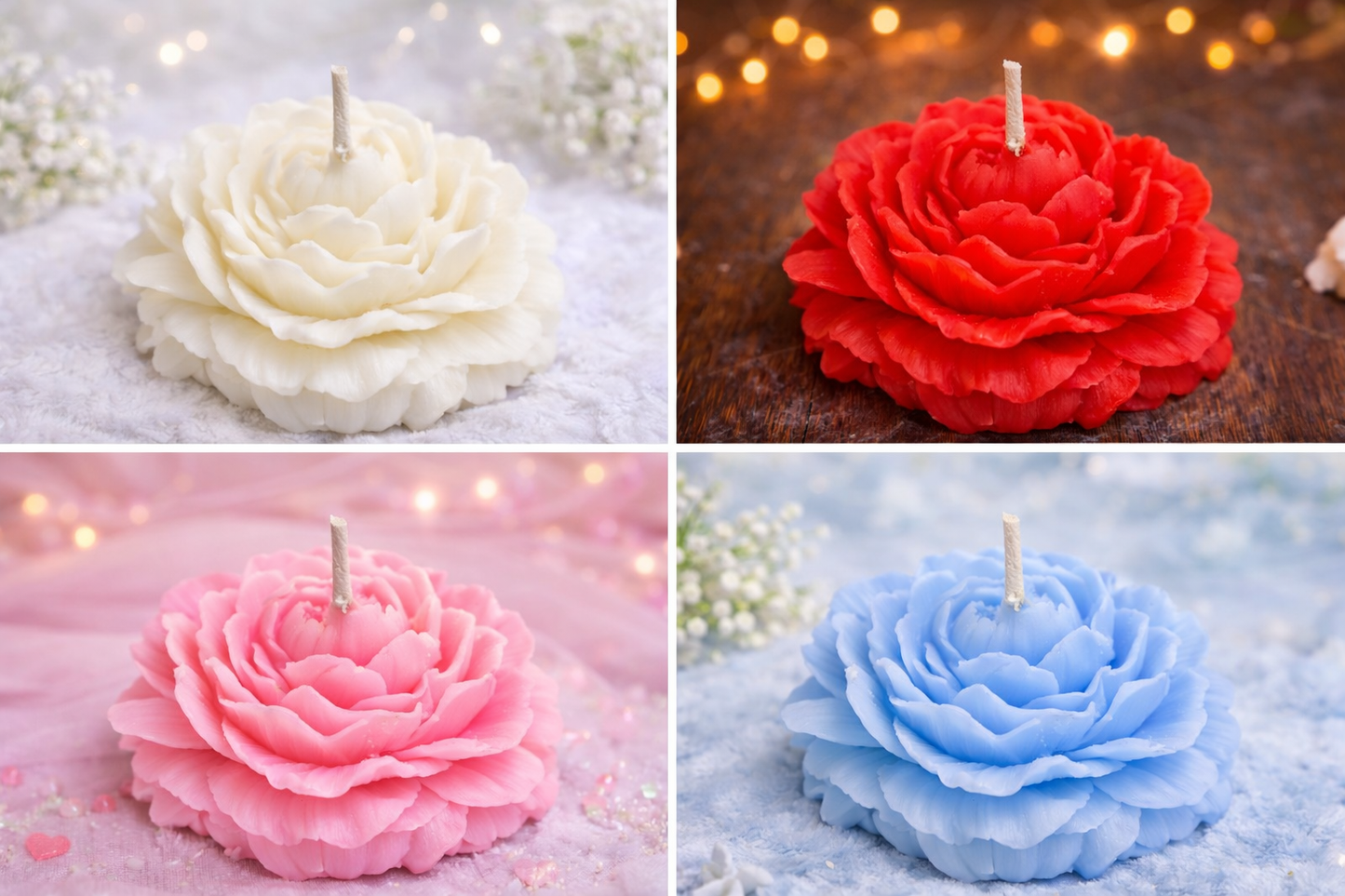 Peony Candle