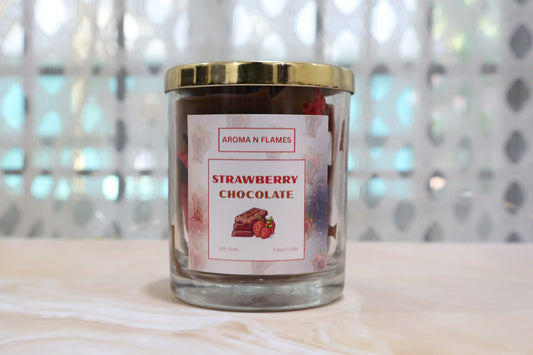 Viral Strawberry Chocolate Candle