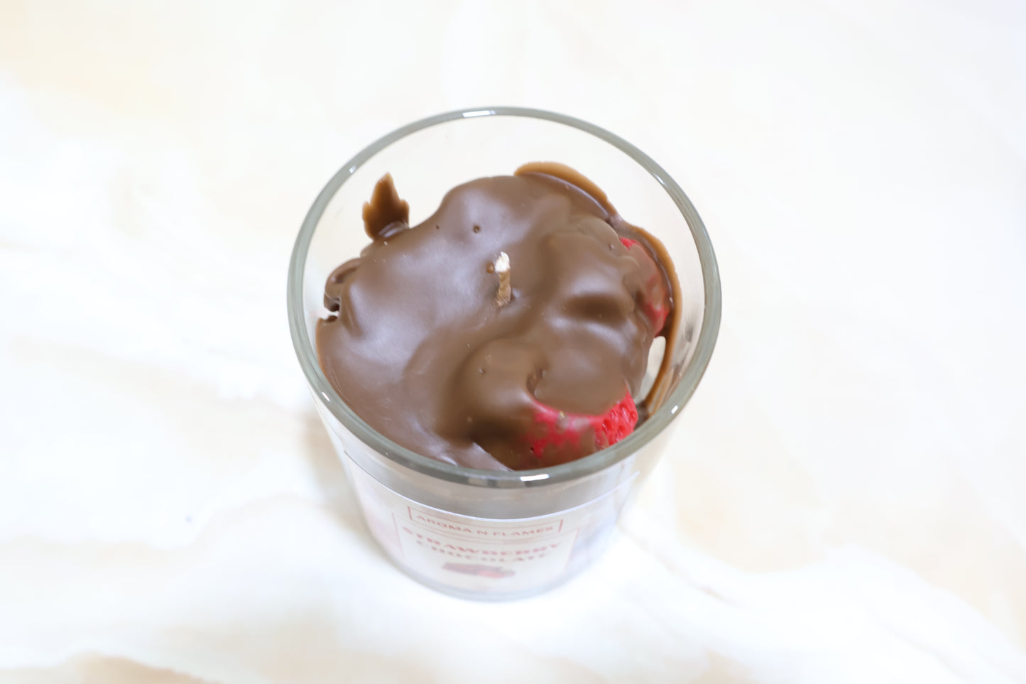 Viral Strawberry Chocolate Candle