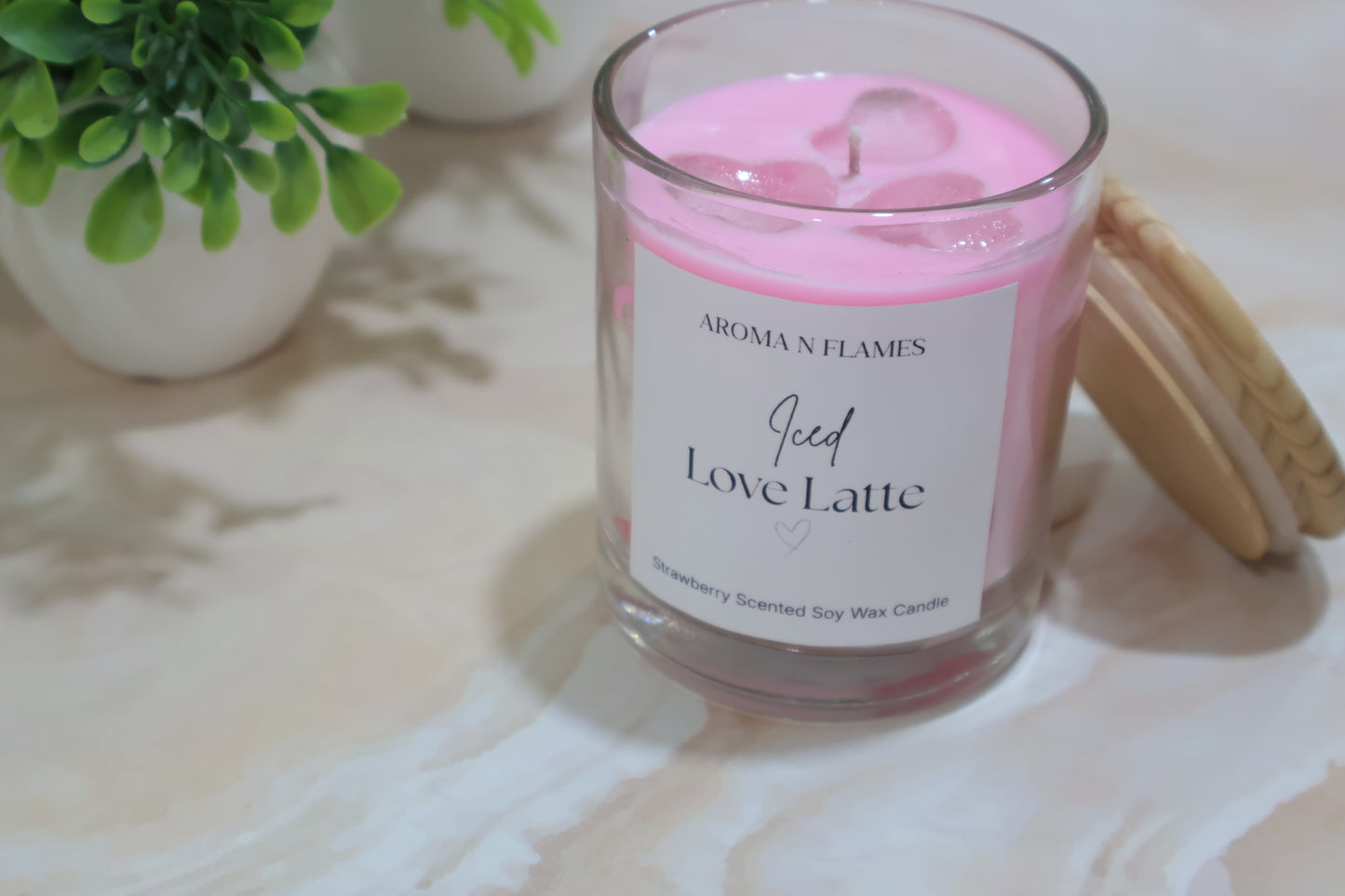 Iced Love Latte Candle