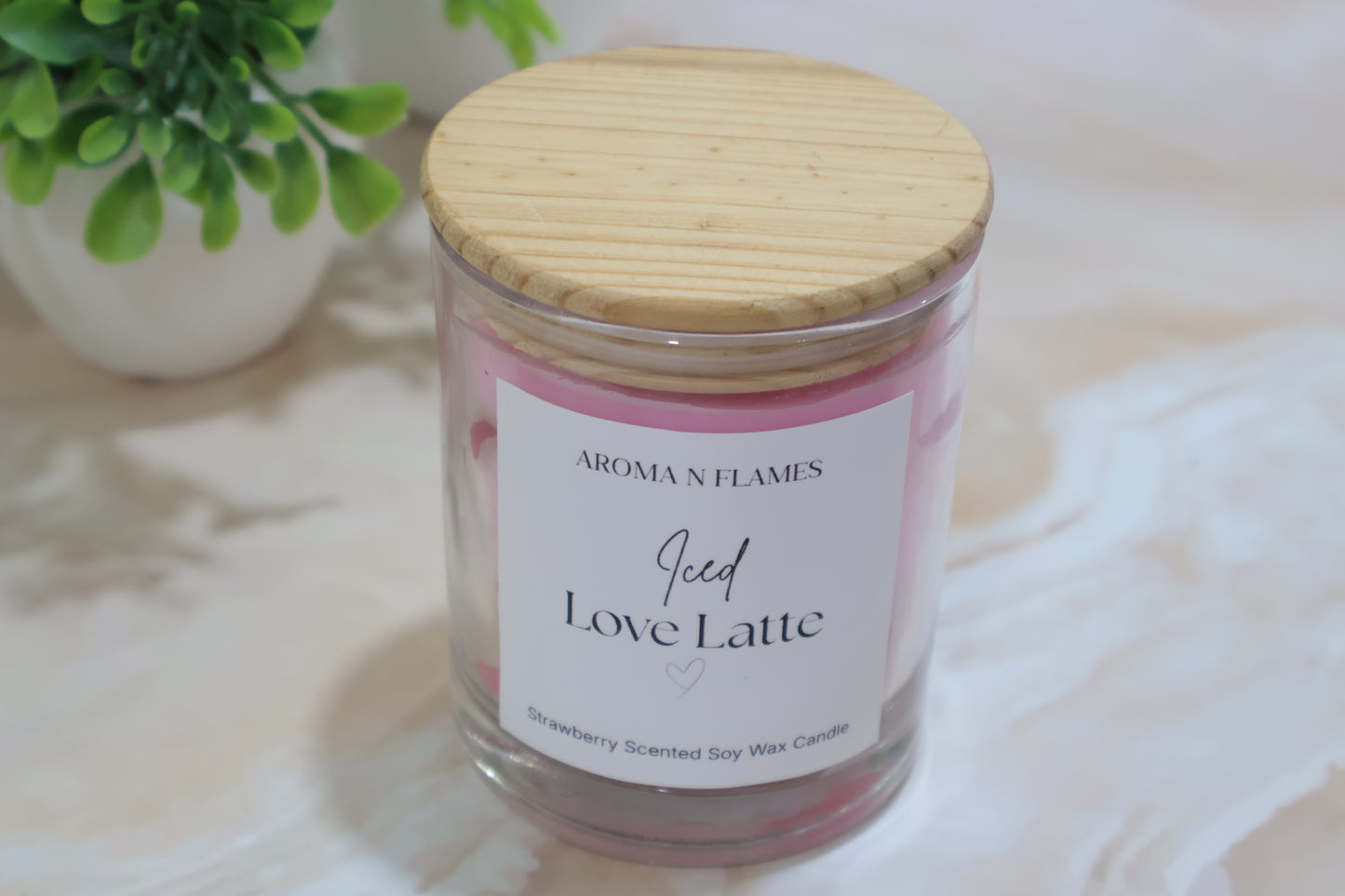 Iced Love Latte Candle