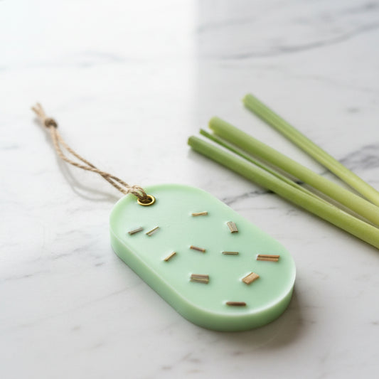 Lemongrass Wax Sachet - Wardrobe, drawer, shoe rack hanger - Luxury Home Fragrance