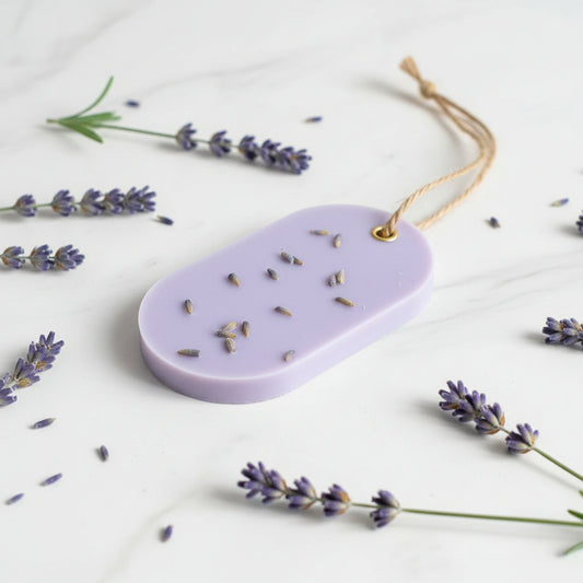 Lavender Wax Sachet - Wardrobe, drawer, shoe rack hanger - Luxury Home Fragrance