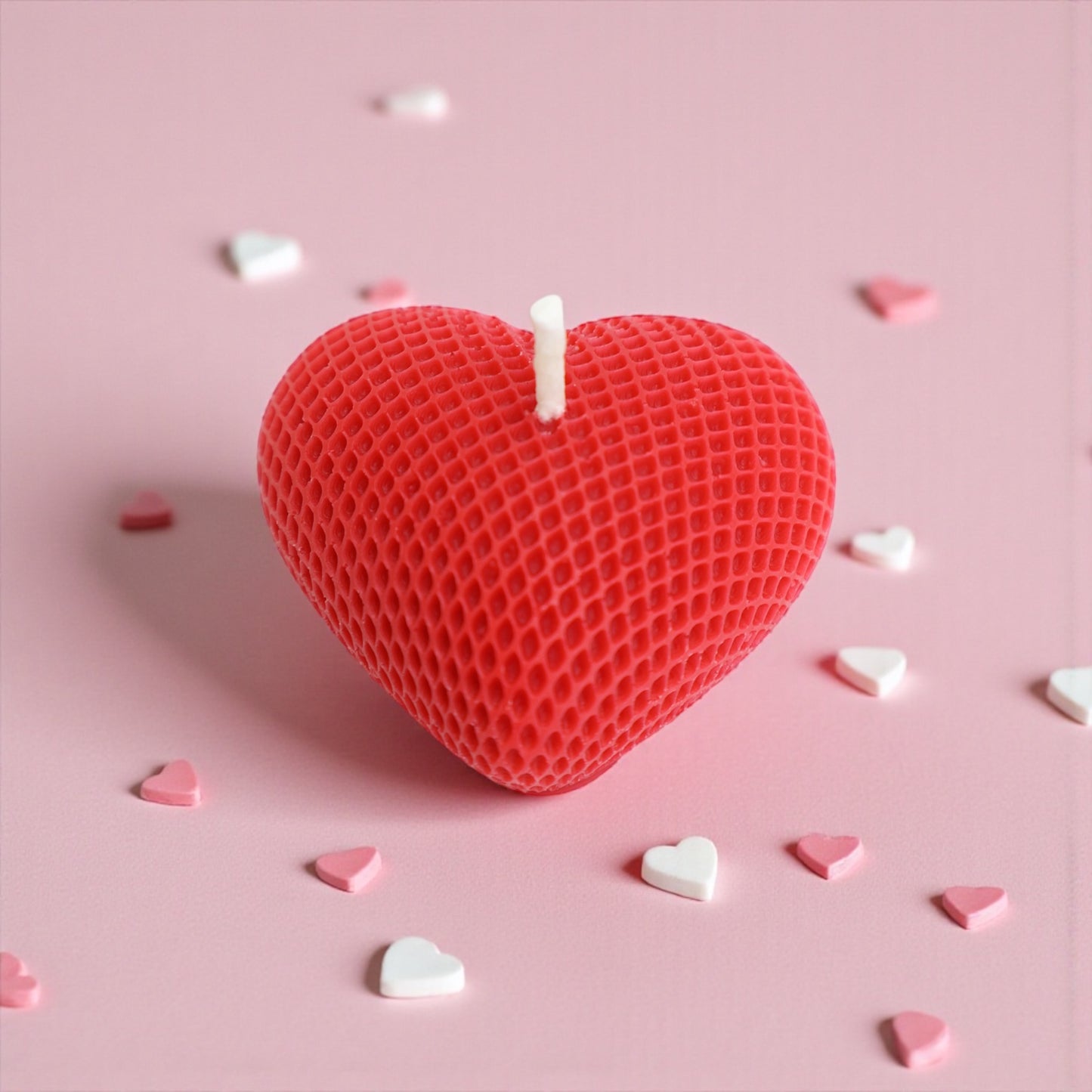 Heart Dots Mini Candle - Set of 2