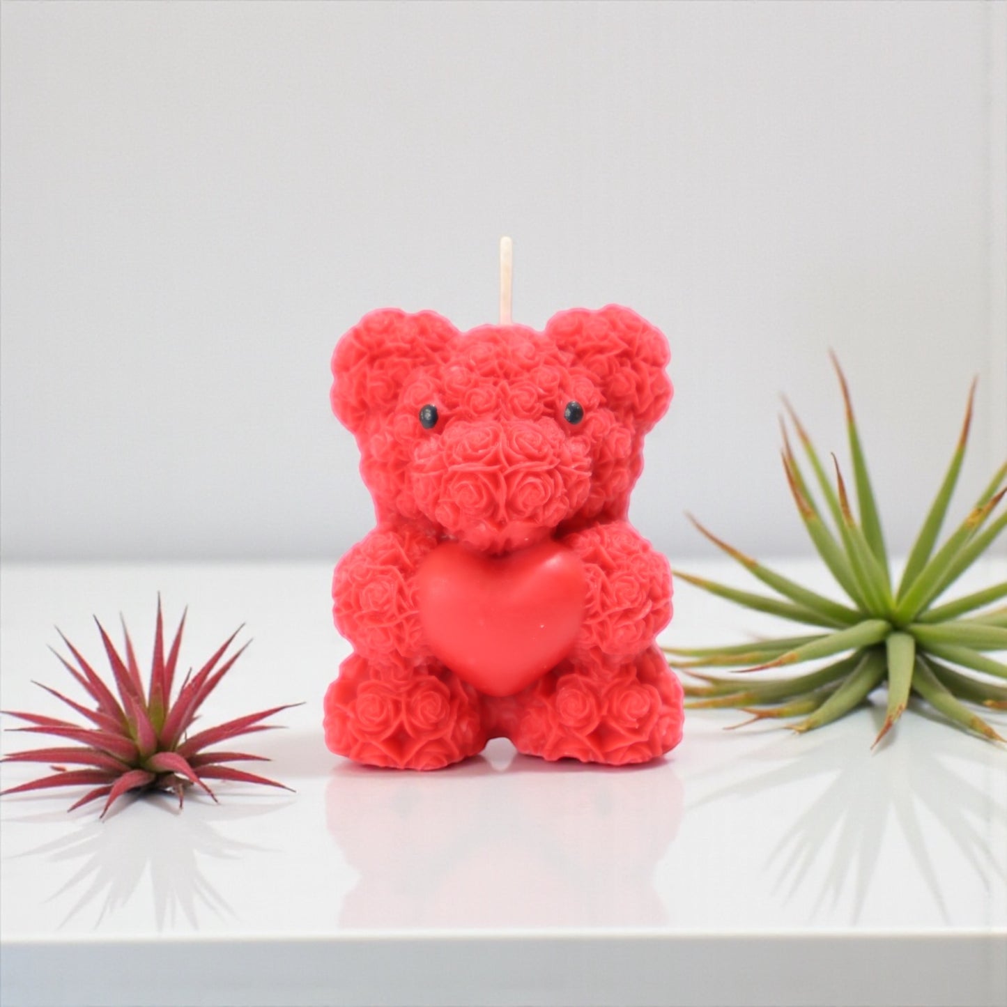 Teddy with Heart Candle
