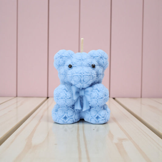 Teddy with Bow Candle