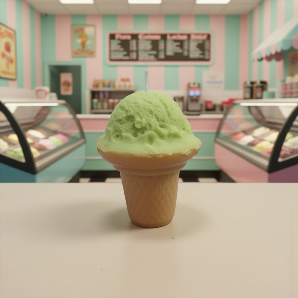 Ice-cream Cone Candle