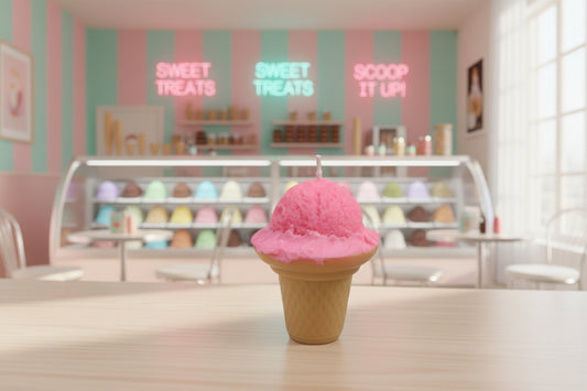 Ice-cream Cone Candle
