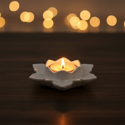 Concrete t-light holder